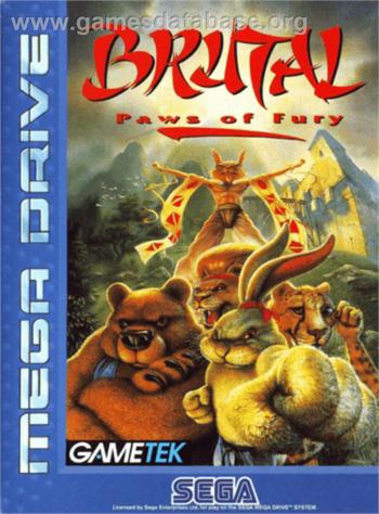 Cover Brutal - Paws of Fury for Genesis - Mega Drive